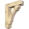 Ekena Millwork Olympic Craftsman Rough Sawn Bracket w/ Offset Brace, Douglas Fir, 8"W x 32"D x 38"H BKT0806X32X38OLY04RDF - alternate 1